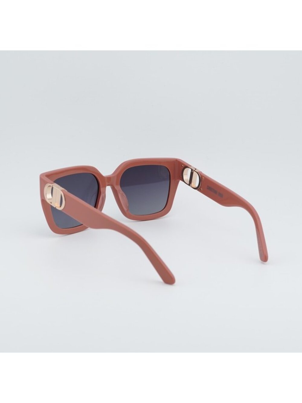 Dior 30MONTAIGNE S8U 40A1 Sunglasses Pink Square Frame, Smoke Lenses - Picture 10 of 11